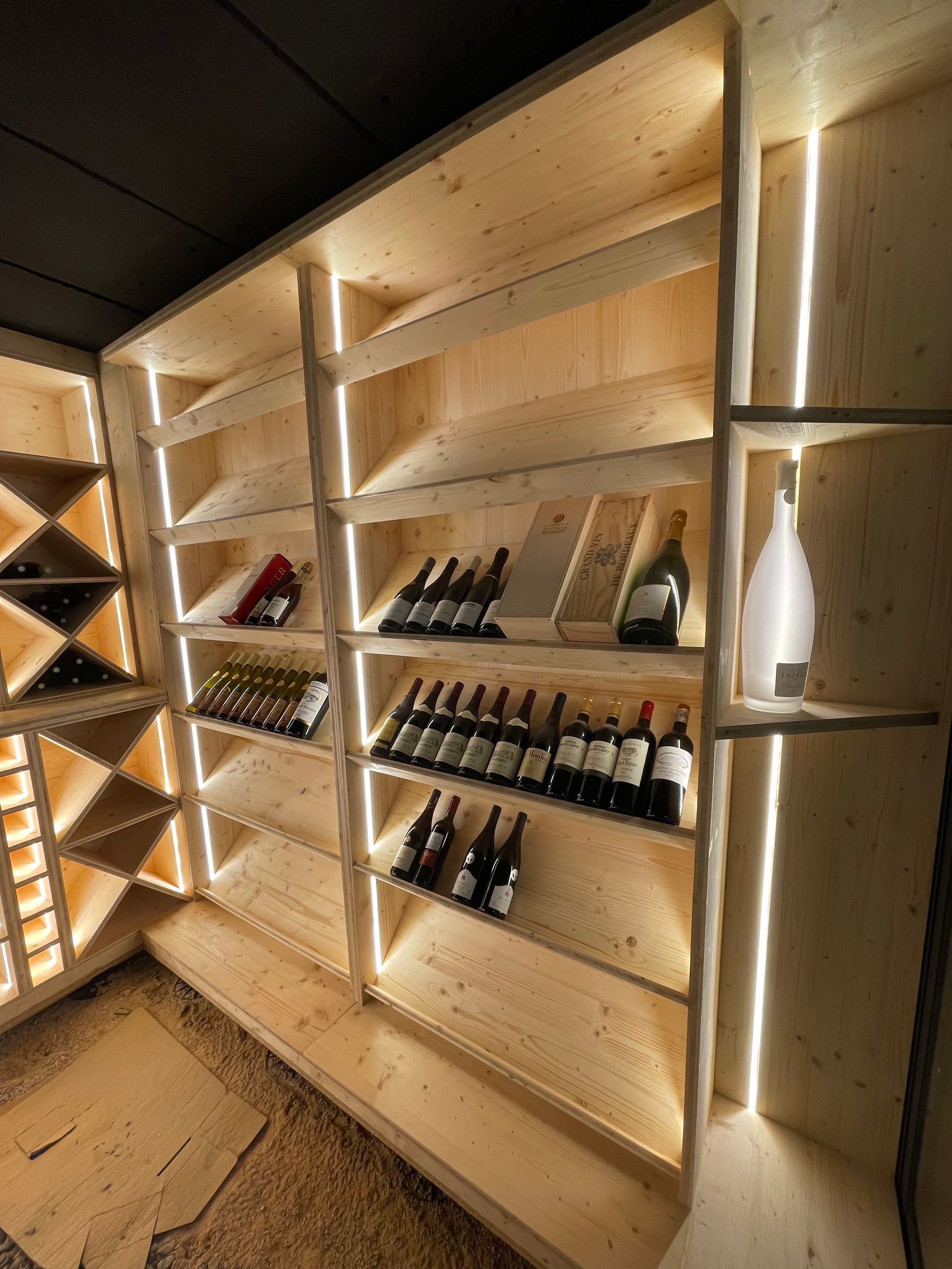 Cave à vin en bois