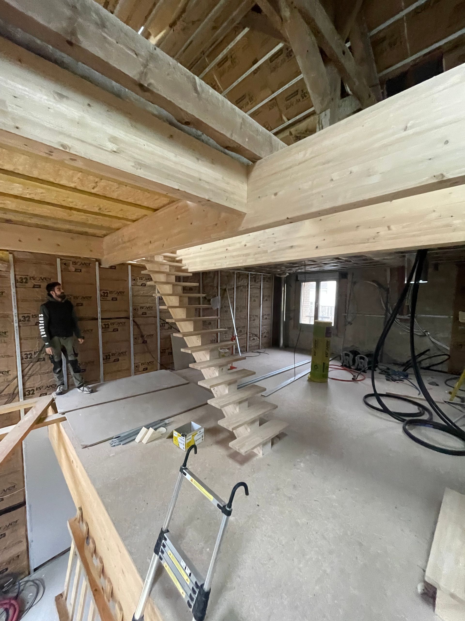 Construction d'escaliers