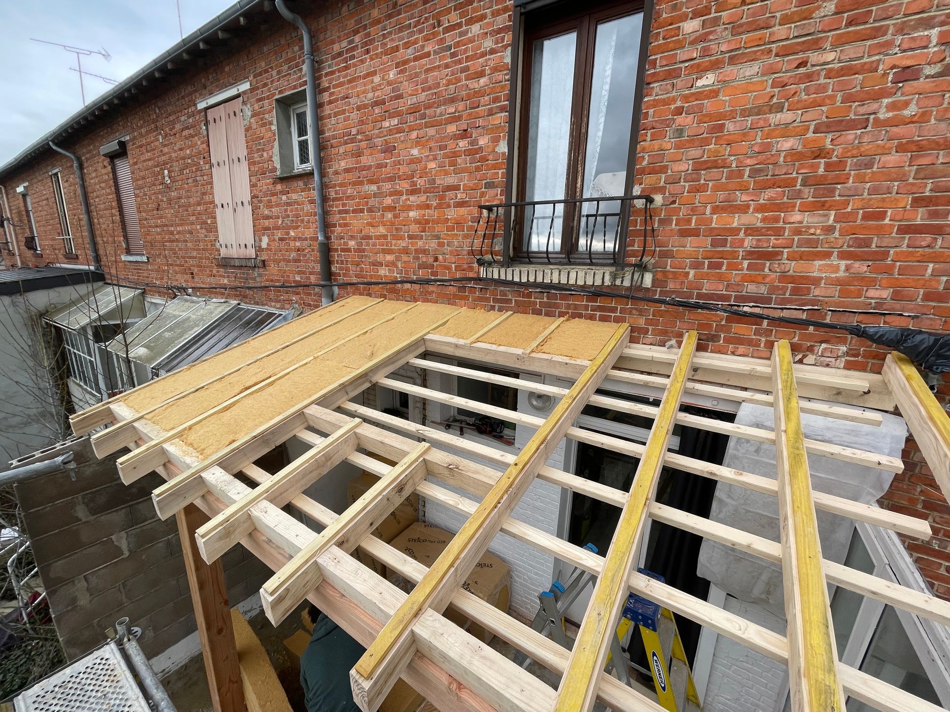 Isolation avec fibres de bois