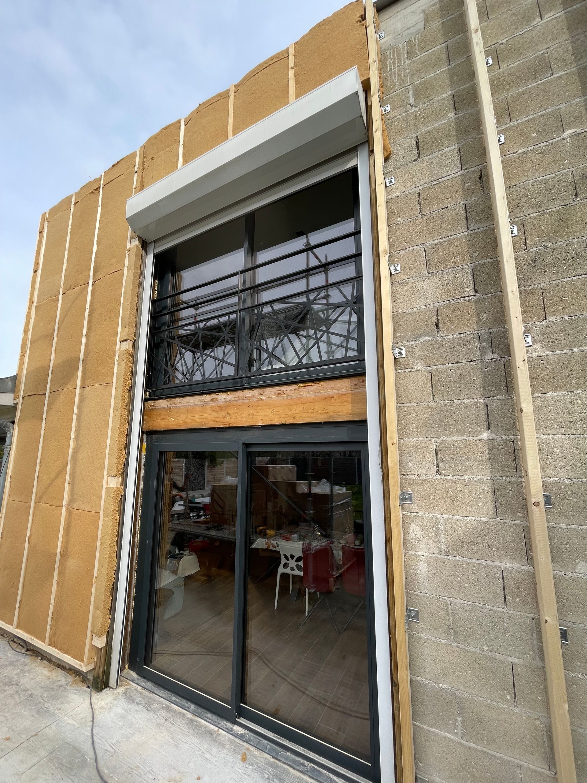 Isolation par l'extérieur avec de la fibre de bois