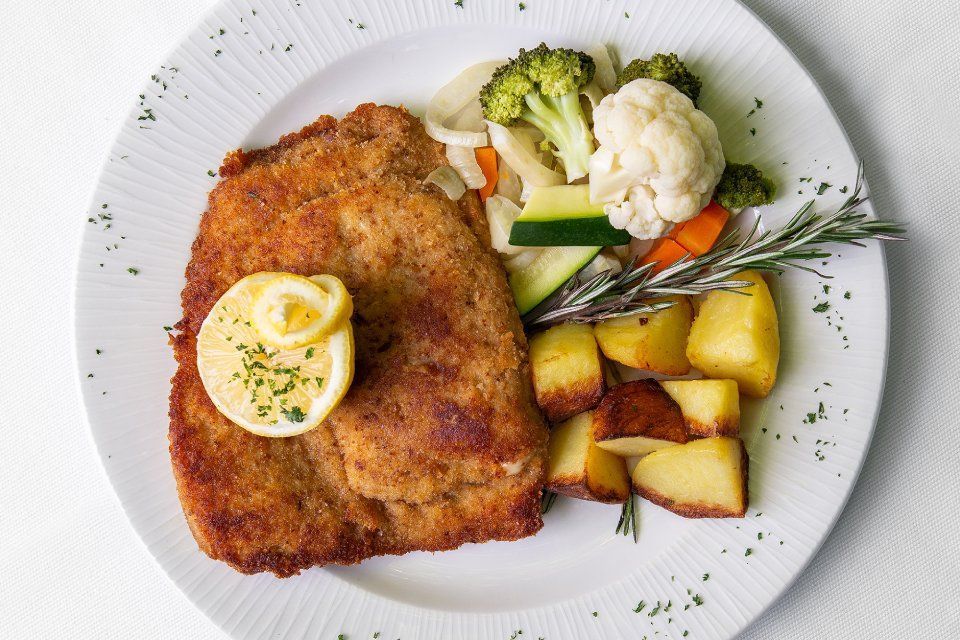 cotoletta con crauti e patate