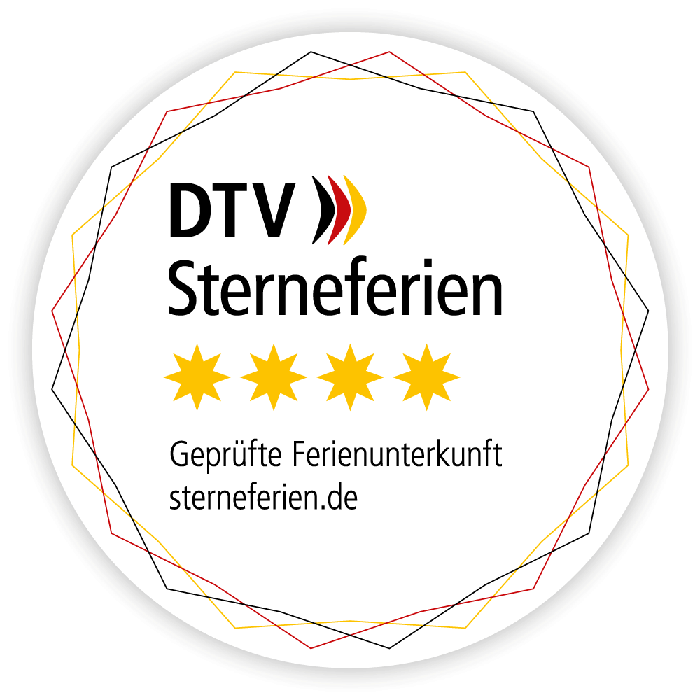DTV geprüfte Ferienunterkunft mit 4 Sternen