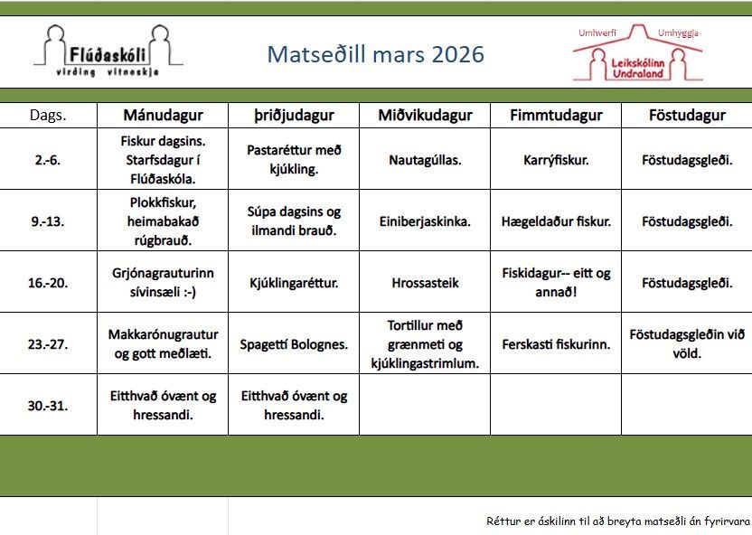 Matseðill