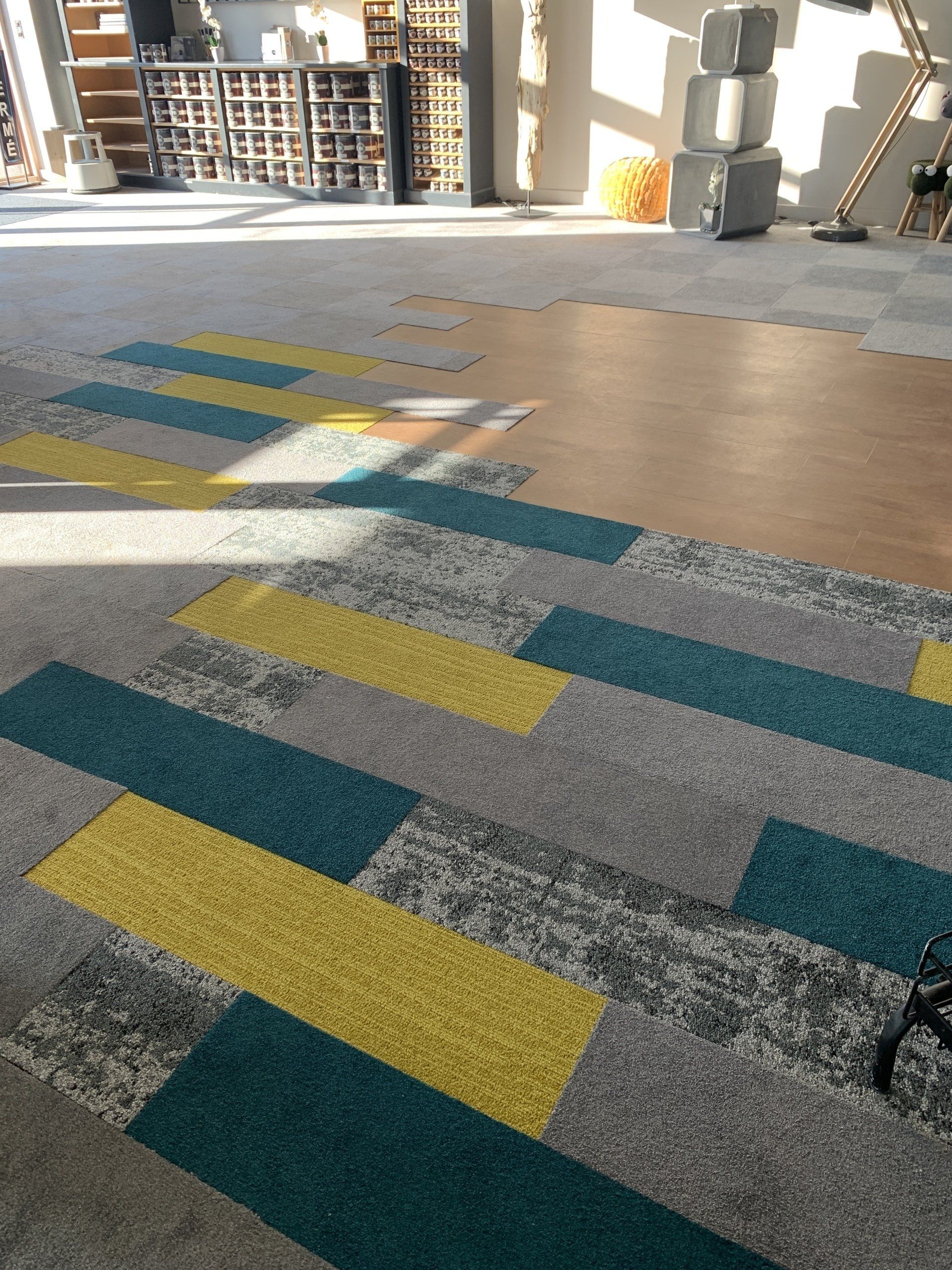 pose de revêtement de sol