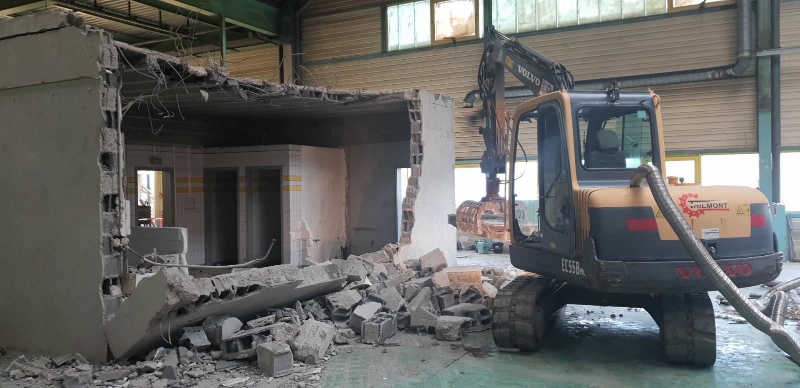 Démolition intérieure