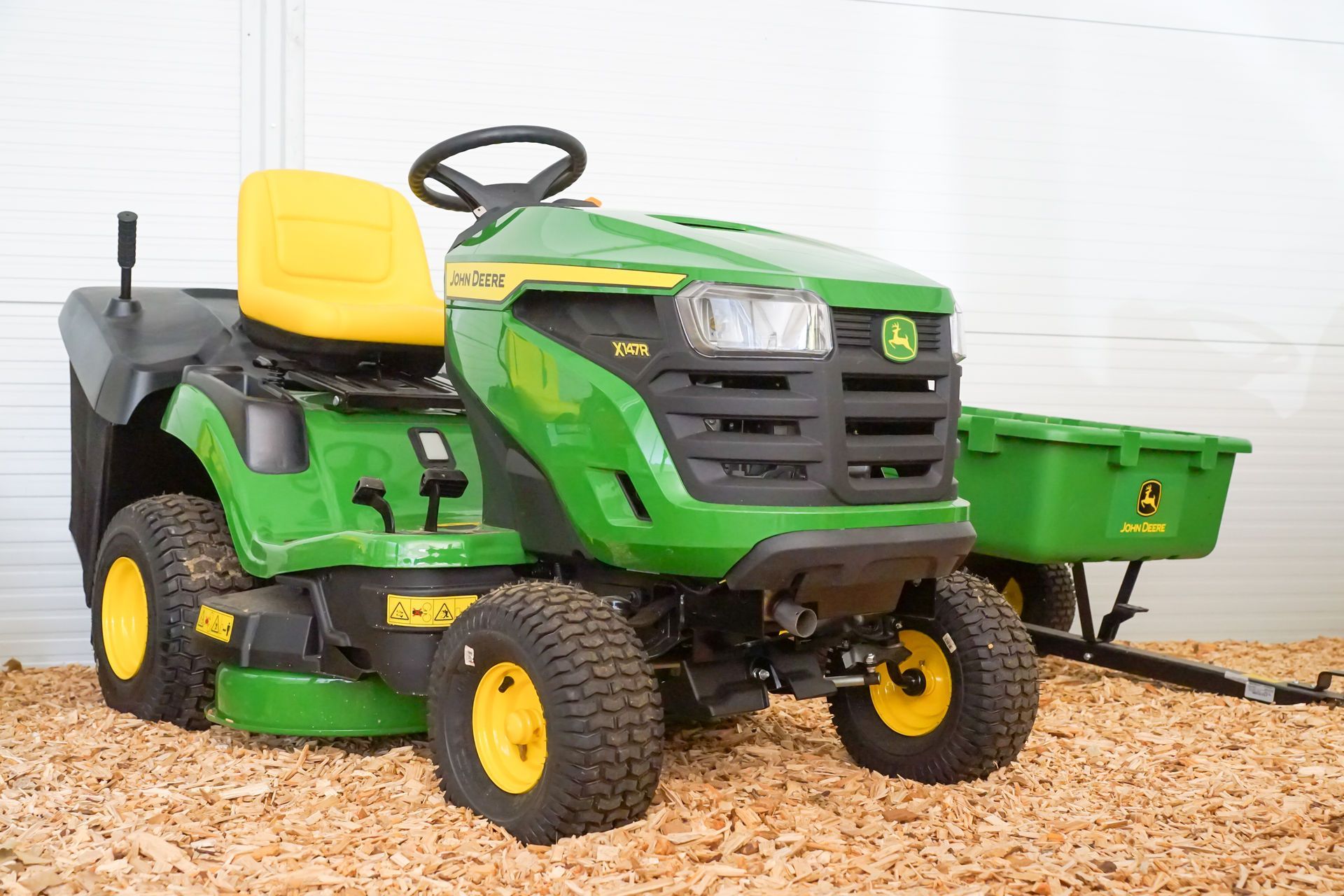 Traktor im Sonnenuntergang