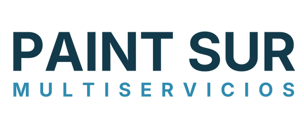Logotipo para Paint Sur, empresa multiservicios, con las palabras 