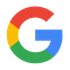 Logo Google : grand « G » composé de segments rouges, jaunes, verts et bleus.