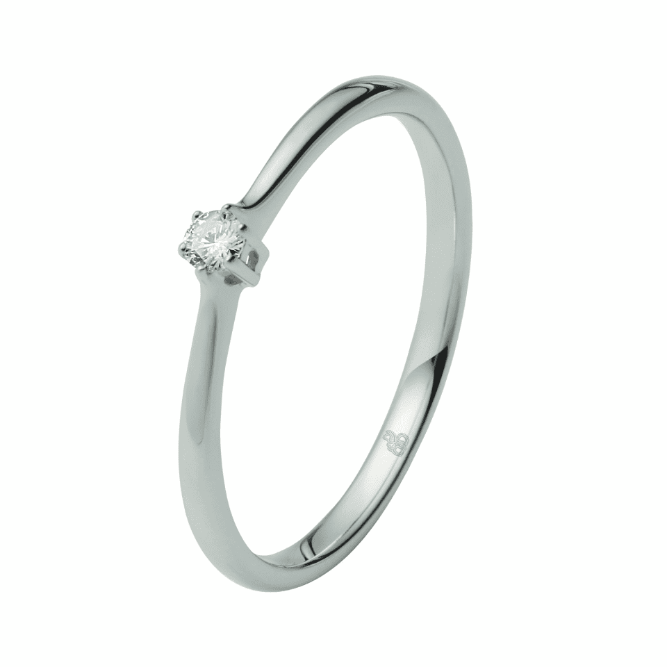 Verlobungsring aus Silber
