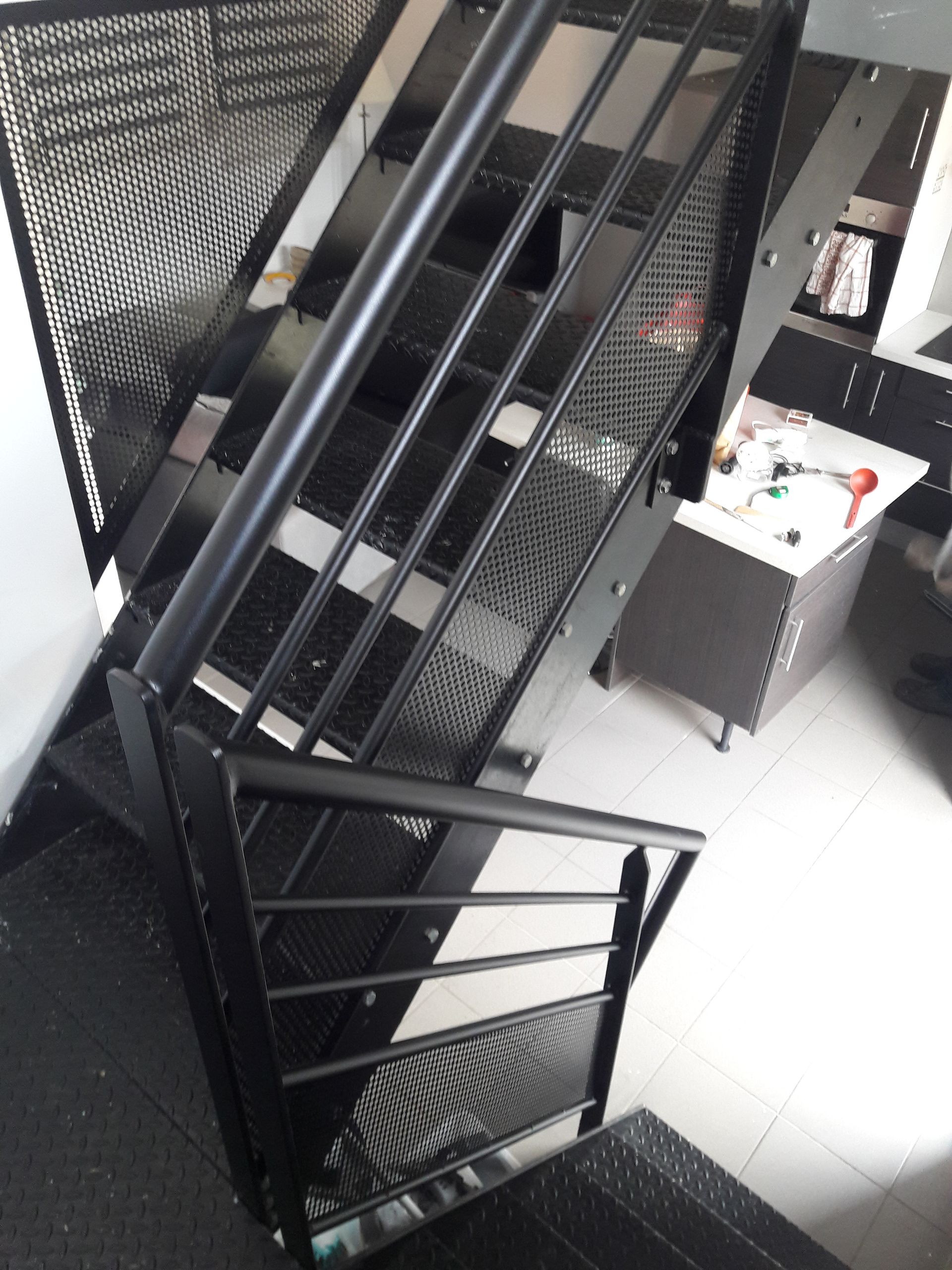 Escalier métallique