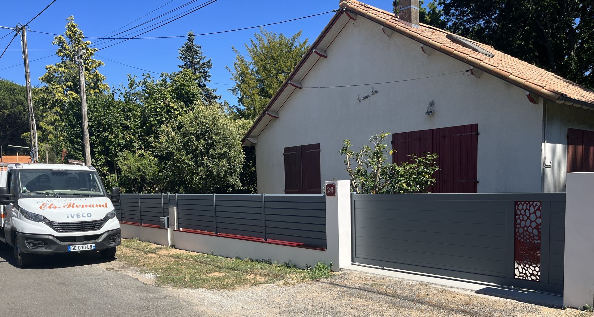 Vers la page Clôture et portail 