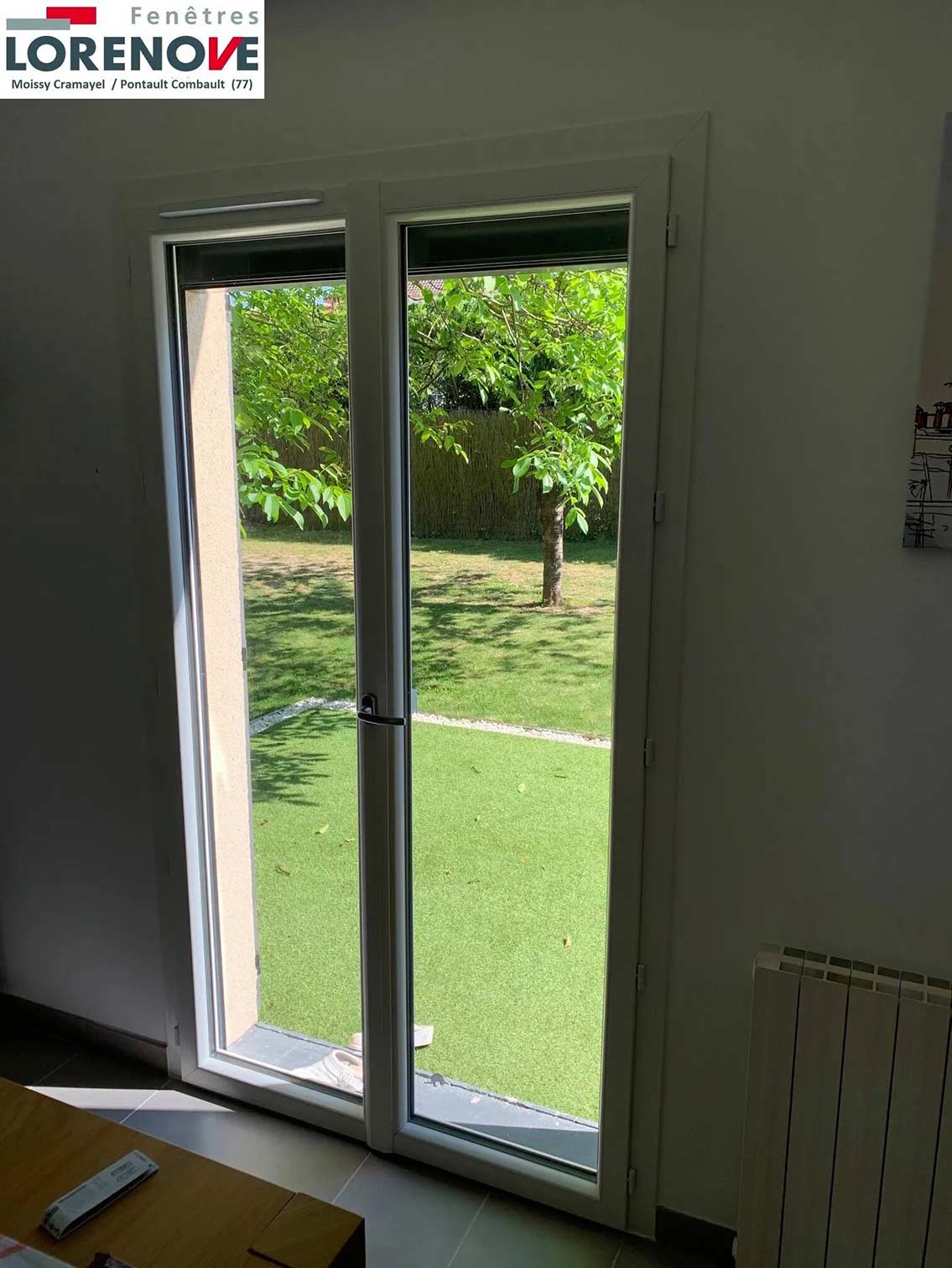 Installation de porte-fenêtre