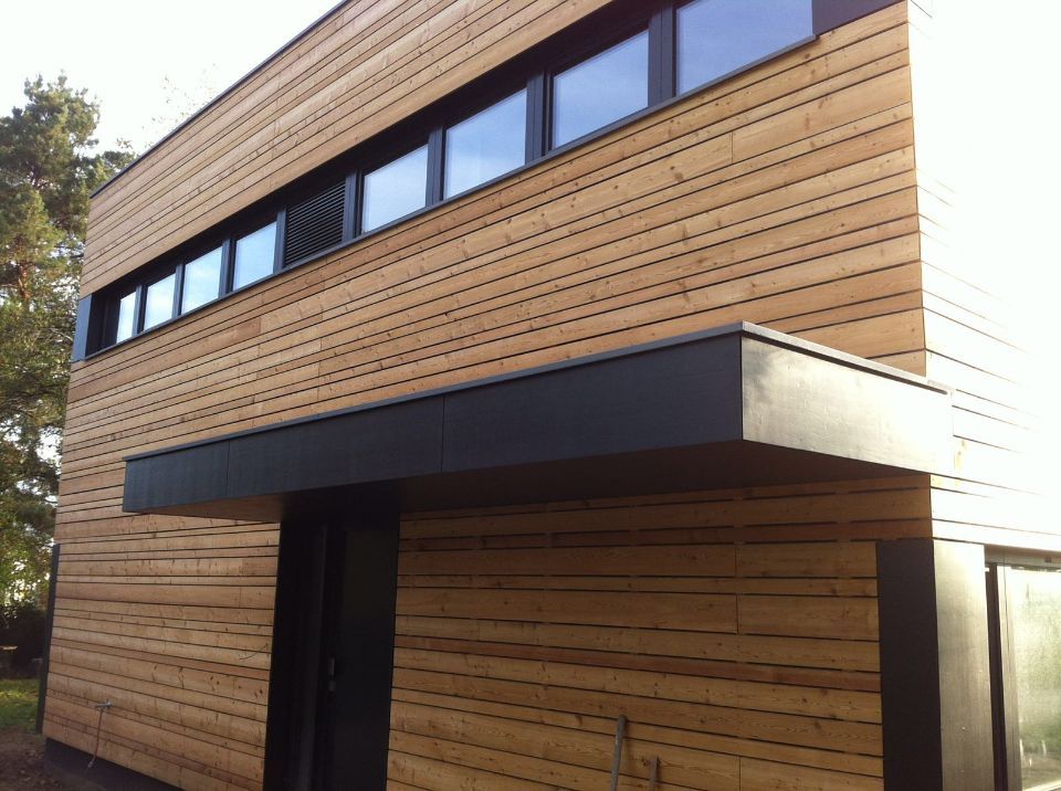 Holzbau Innenausbau Hartmut Bohne – Hausfassade aus Holz