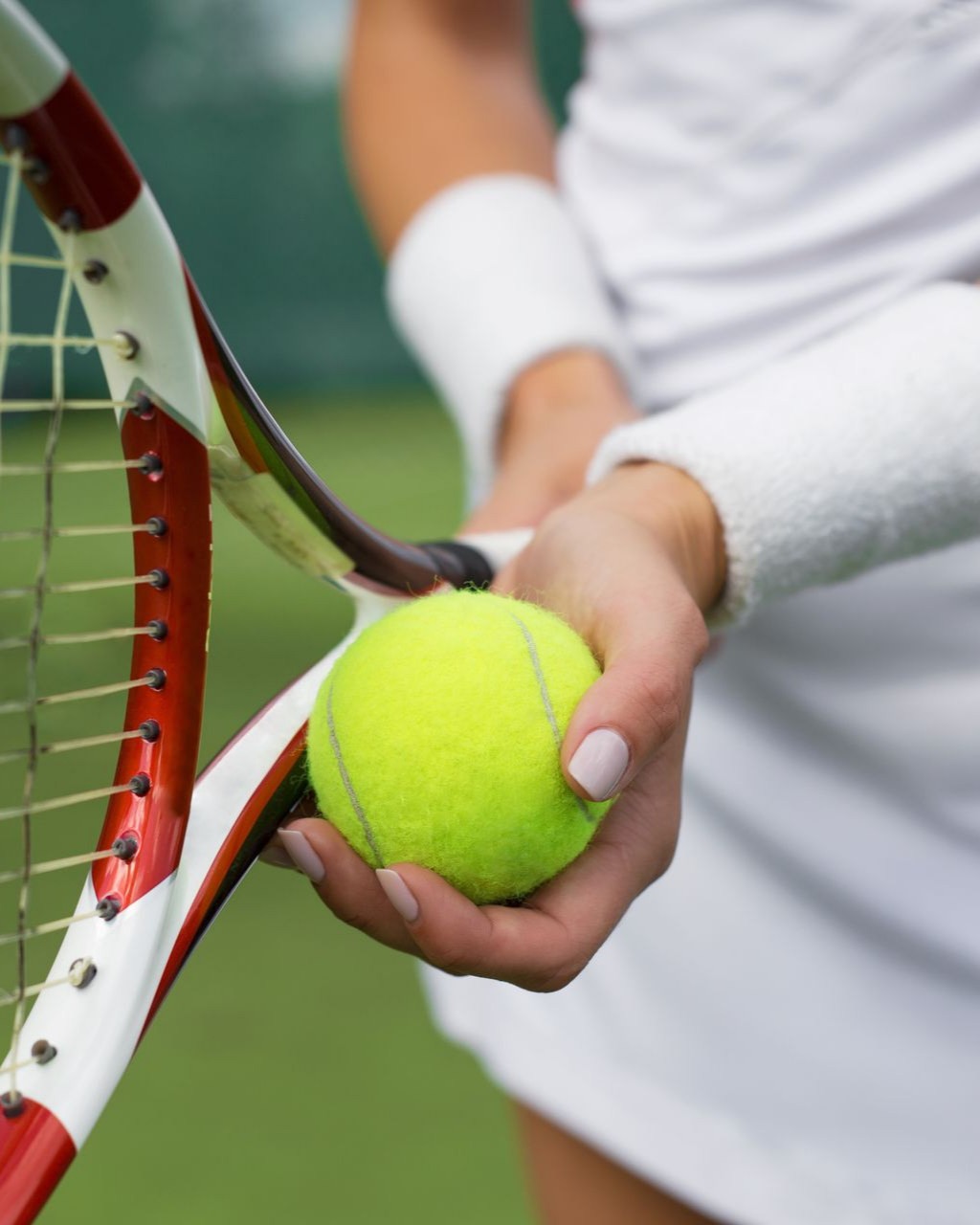 Préparation de compétition de tennis