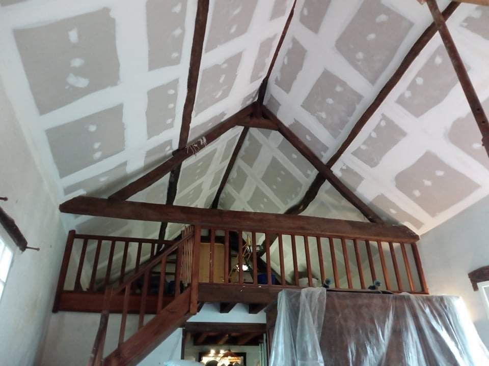 Rénovation des plafonds d'une maison