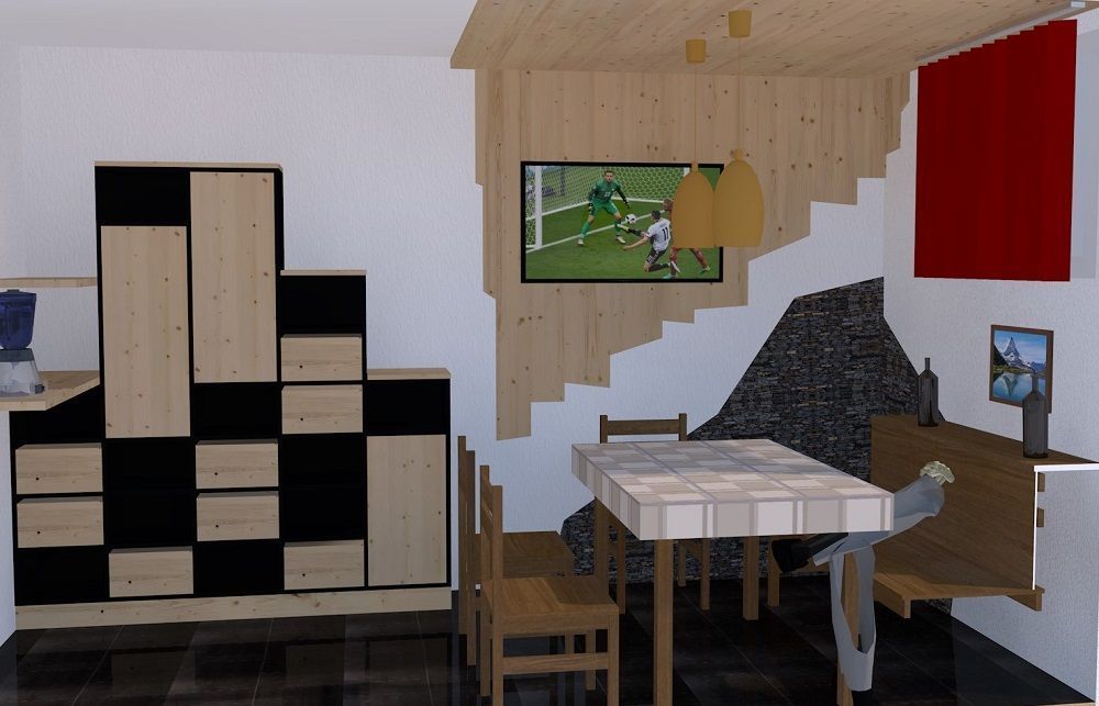 Agencement intérieur d'un hall d'entrée - Molleyres concept