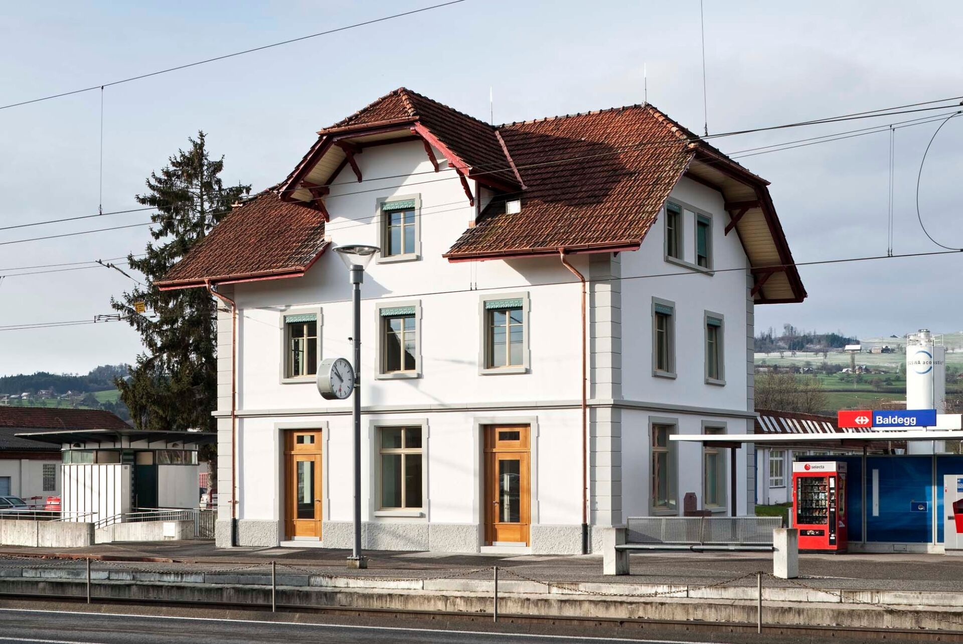Sanierung und Umnutzung Bahnhof Baldegg - Roland Engel Architektur GmbH in Luzern