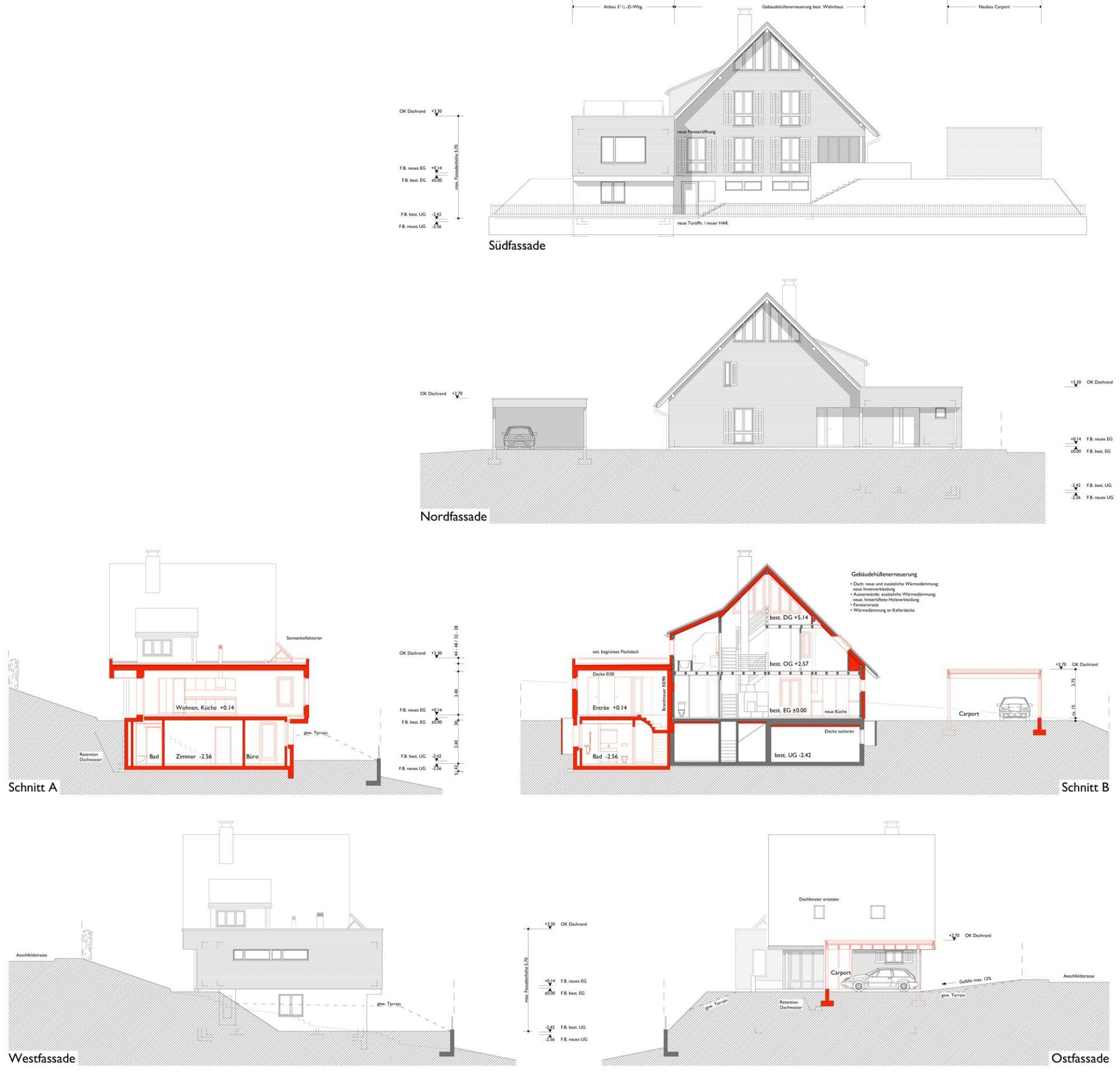 Renovation und Anbau Wohnhaus Ruswil - Roland Engel Architektur GmbH in Luzern