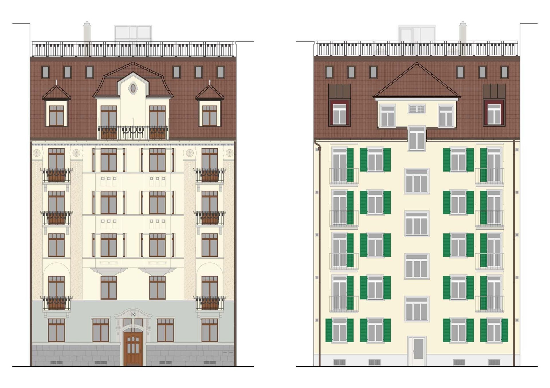 Sanierung und Dachausbau Mehrfamilienhaus Luzern -Roland Engel Architektur GmbH in Luzern