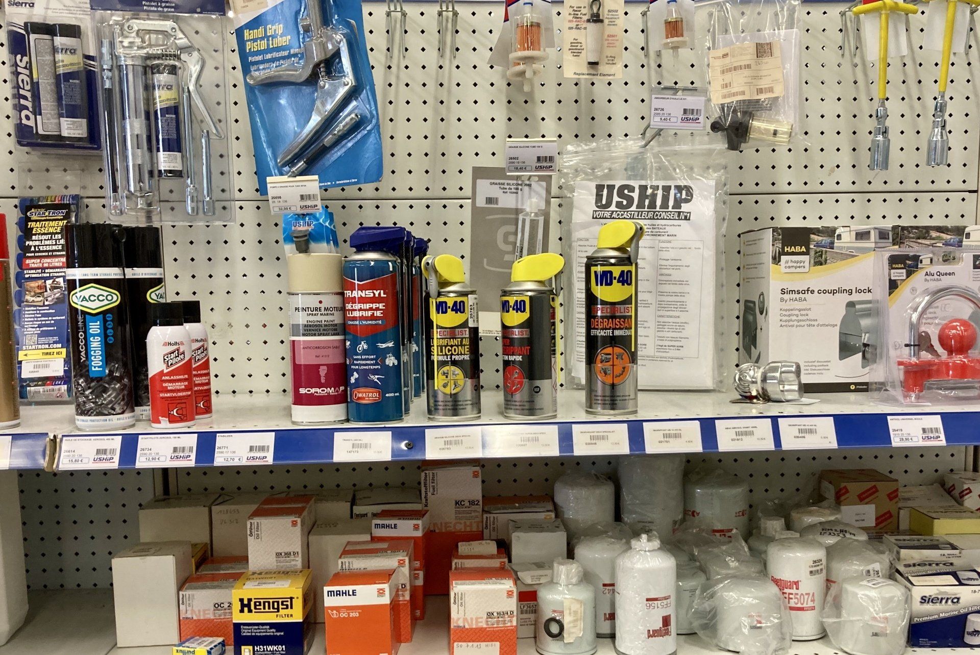 Produits entretien moteur bateau