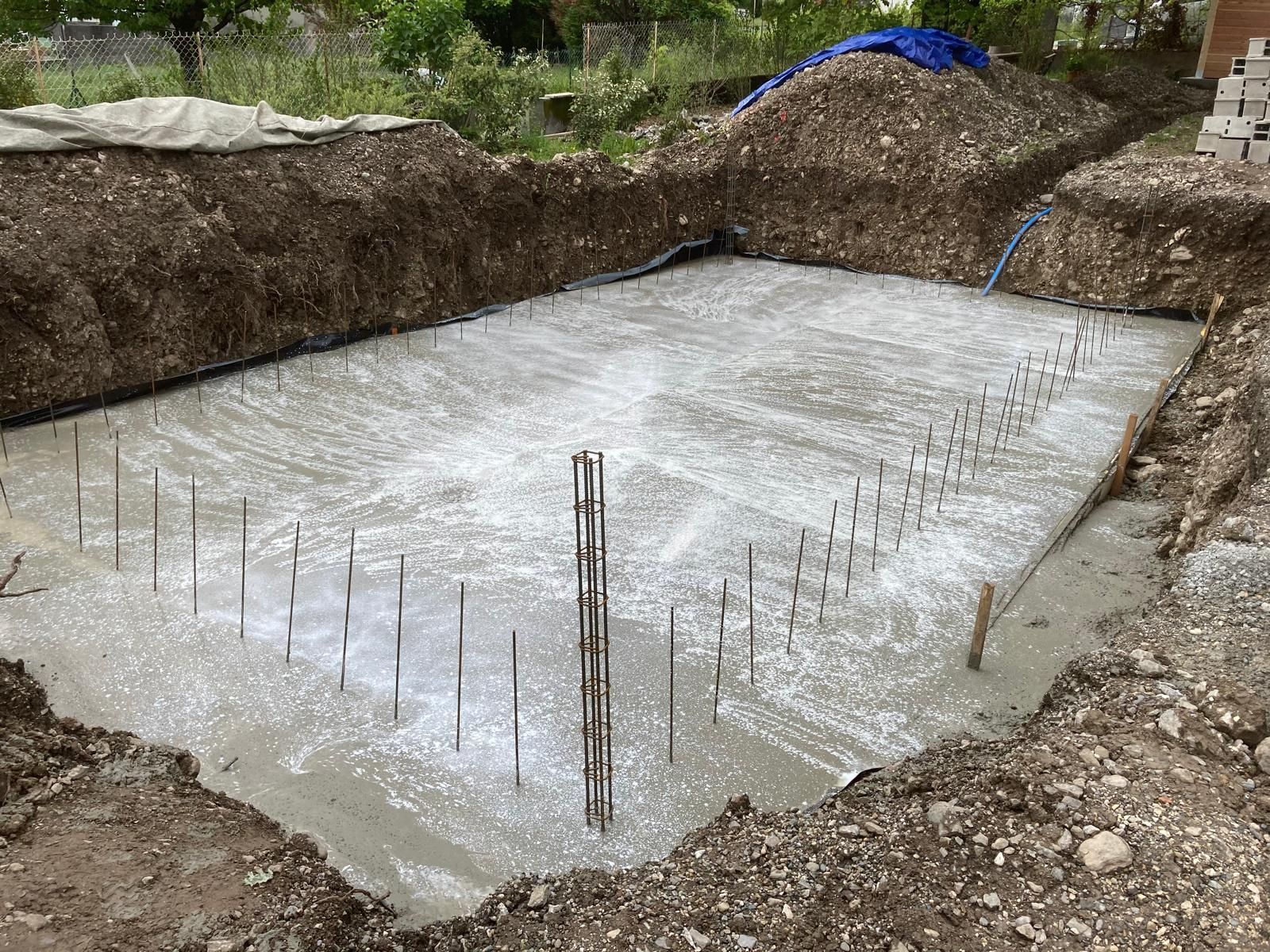 Pose de chappe extérieure