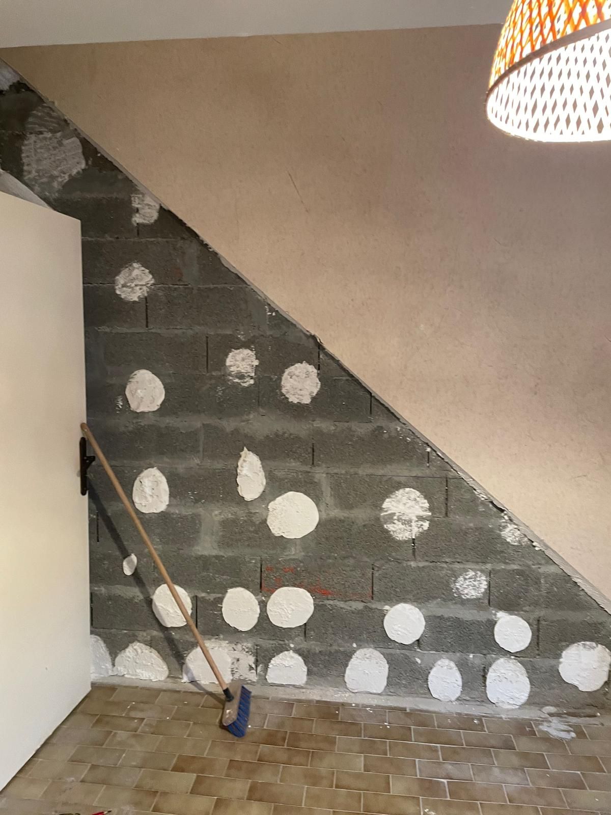 Rénovation d'un mur