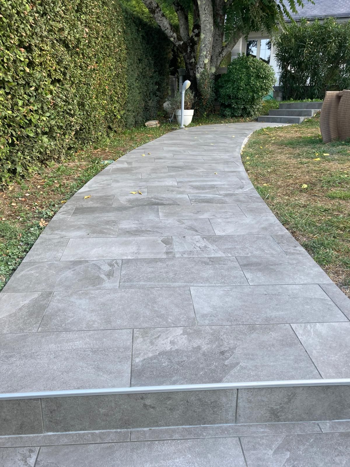 Allée en béton