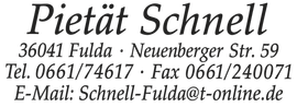 Pietät Schnell- Bestattungsinstitut-logo