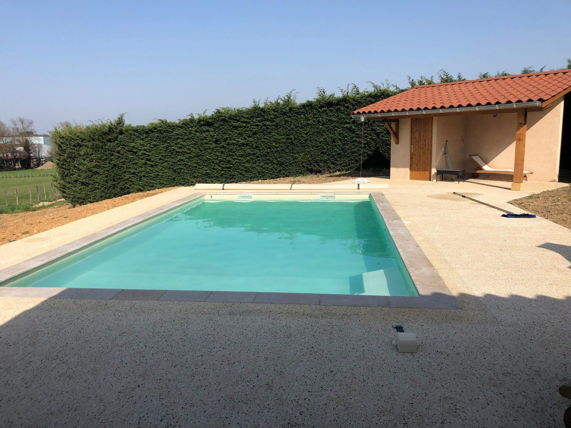 Aménagement d'une piscine