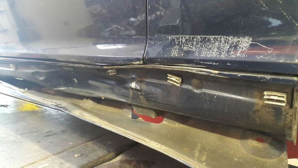 Beschädigte Carrosserie, Carrosserie W. Schoch GmbH