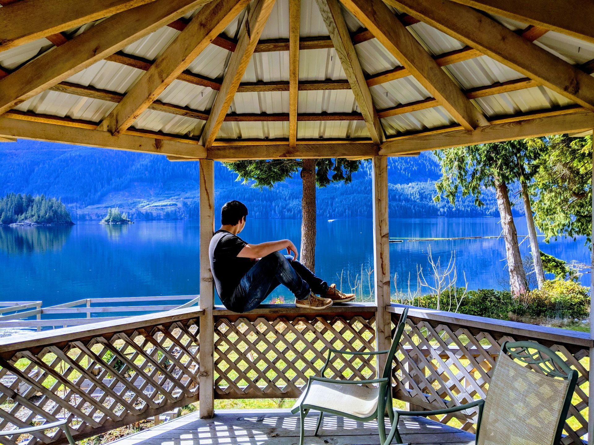 Enjoy Spectacular View from Our Gazebo!