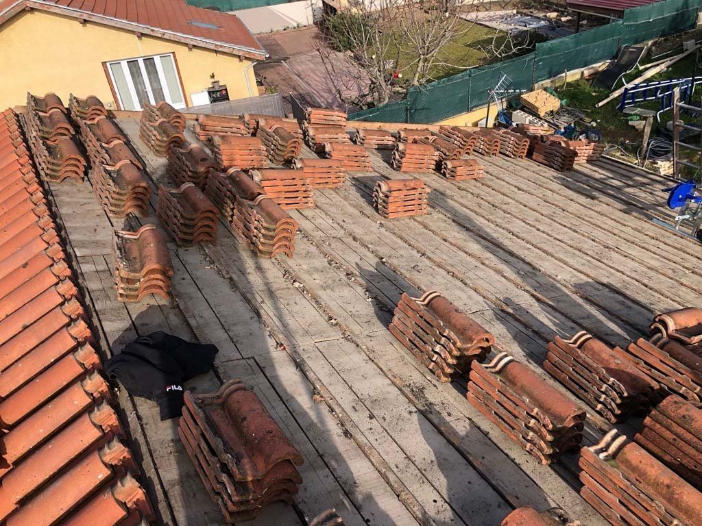 Dépose de couverture avant rénovation