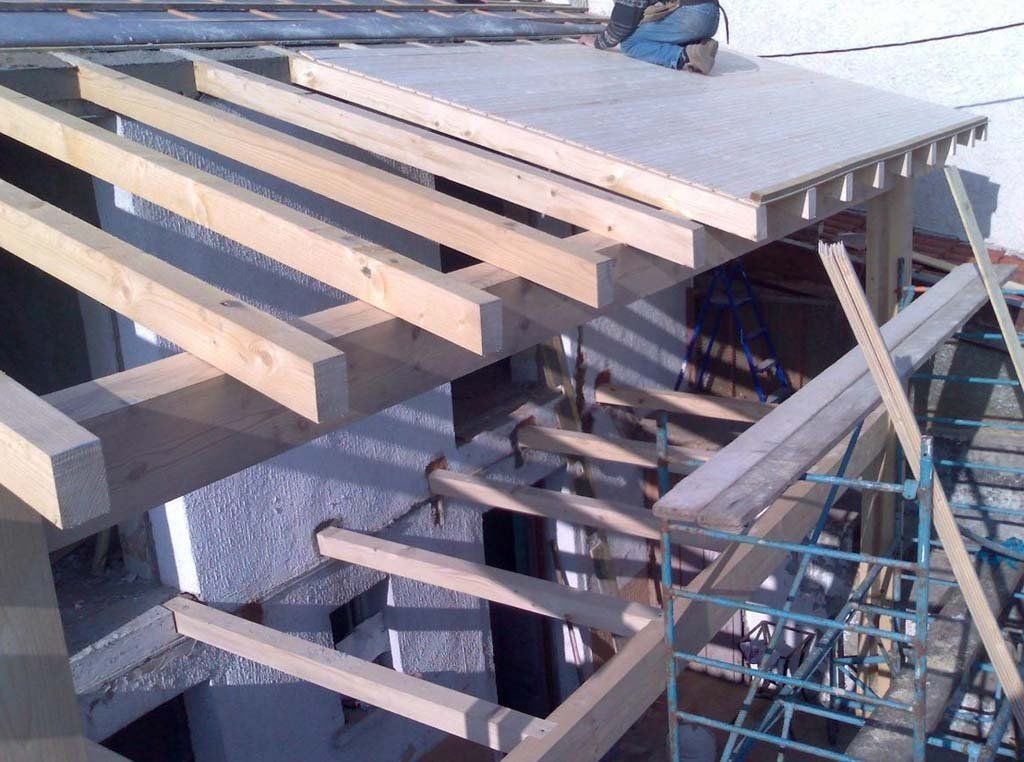 Extension toiture avec terrasse