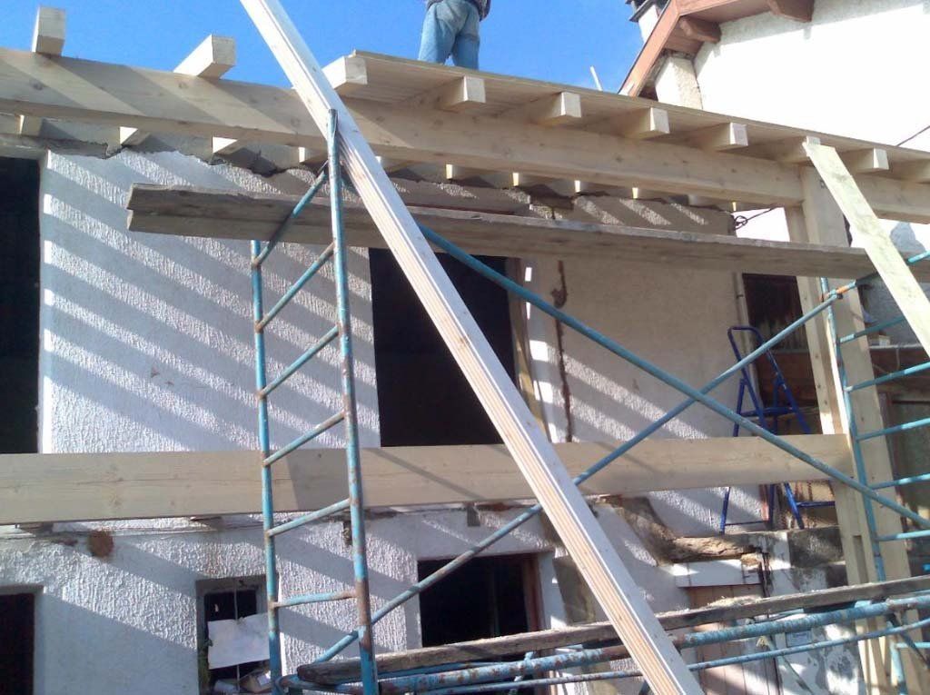 Refection toiture avec extension