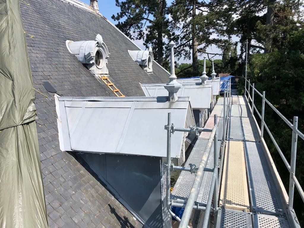 Travaux de zinguerie - lucarne