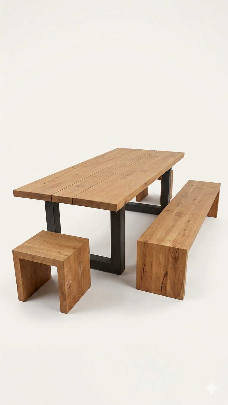 Stabparkett Eiche Natur 15mm