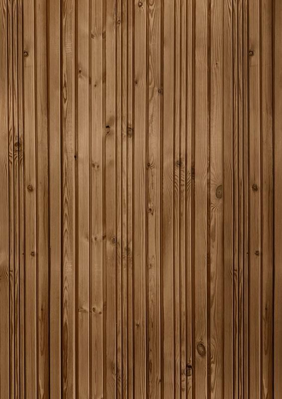 Eine Nahaufnahme einer Holzwand mit nahtloser Textur.