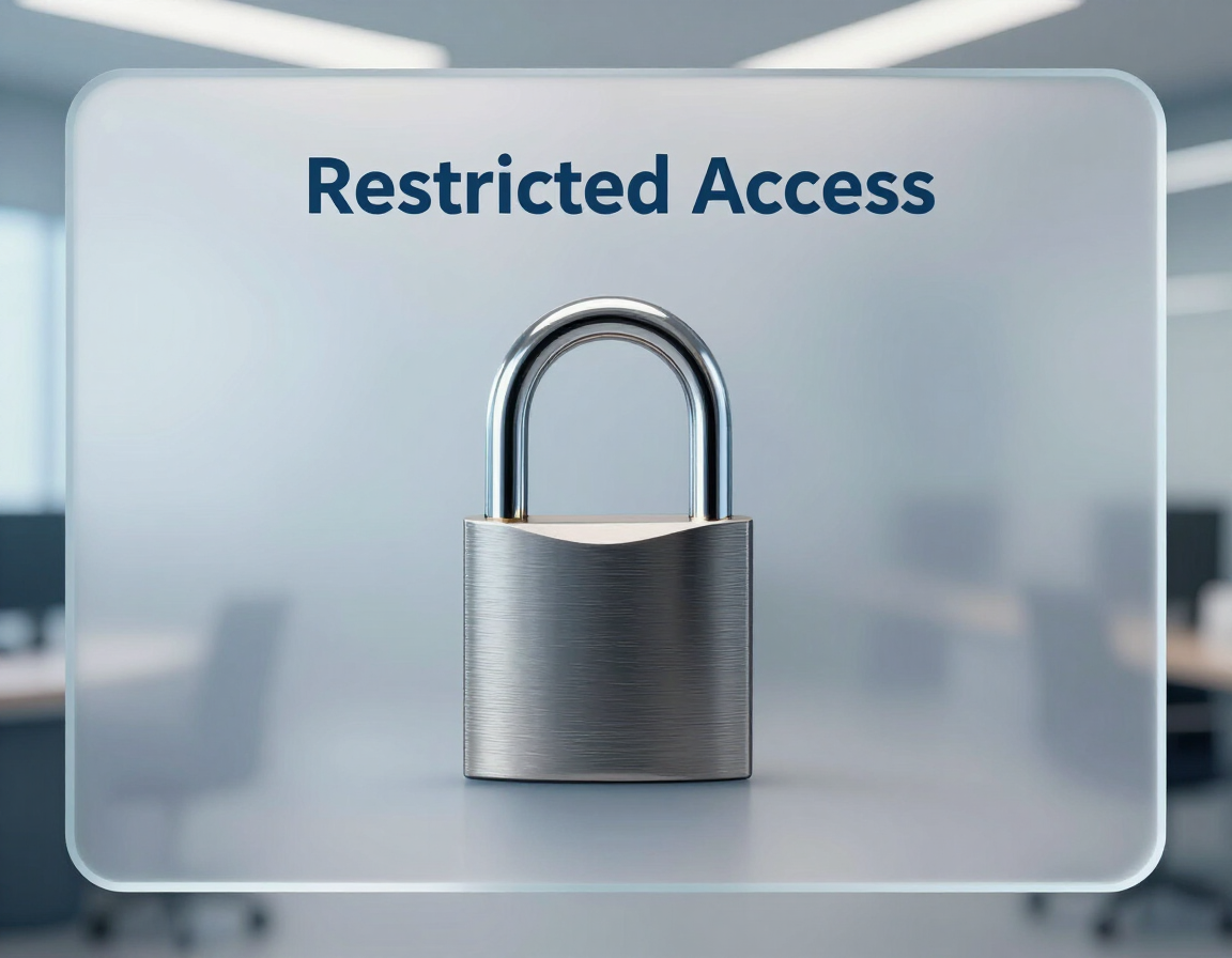 Aviso de acceso restringido
