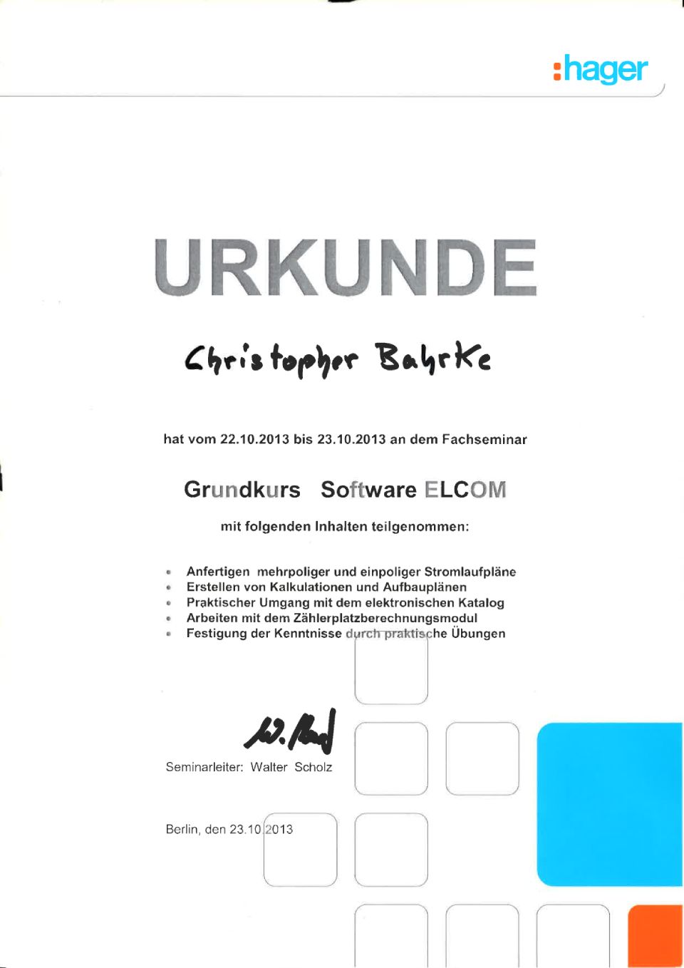 Urkunde