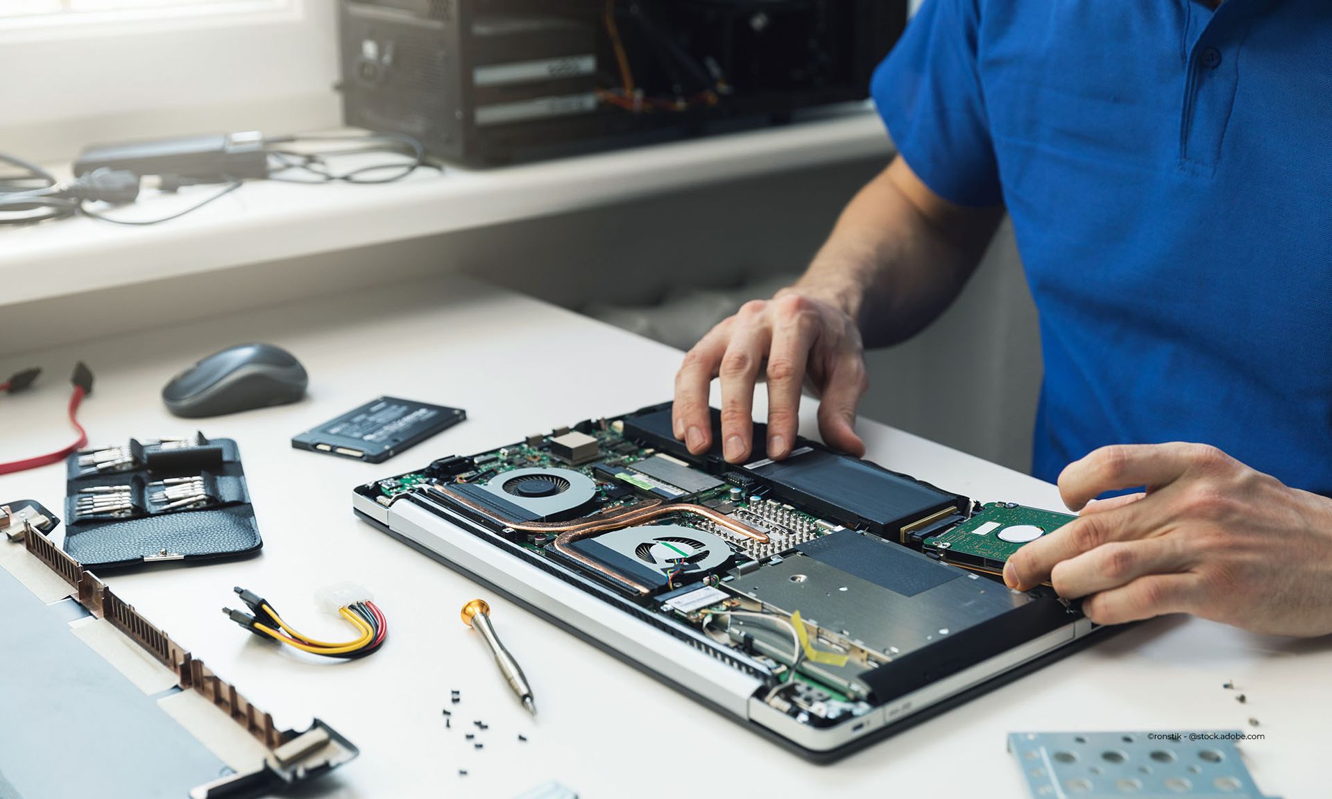 Laptop wird repariert