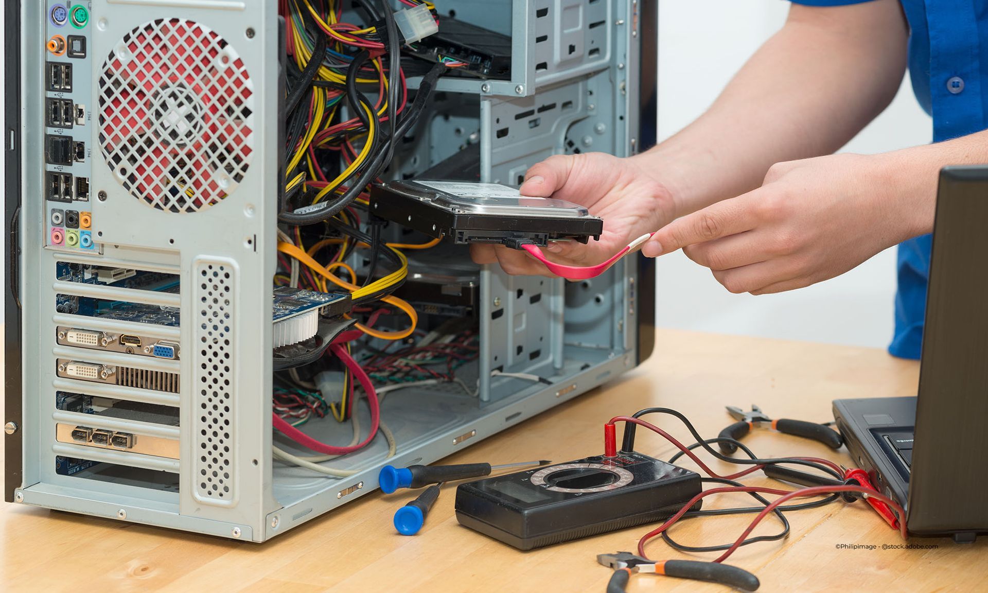 Computer wird repariert