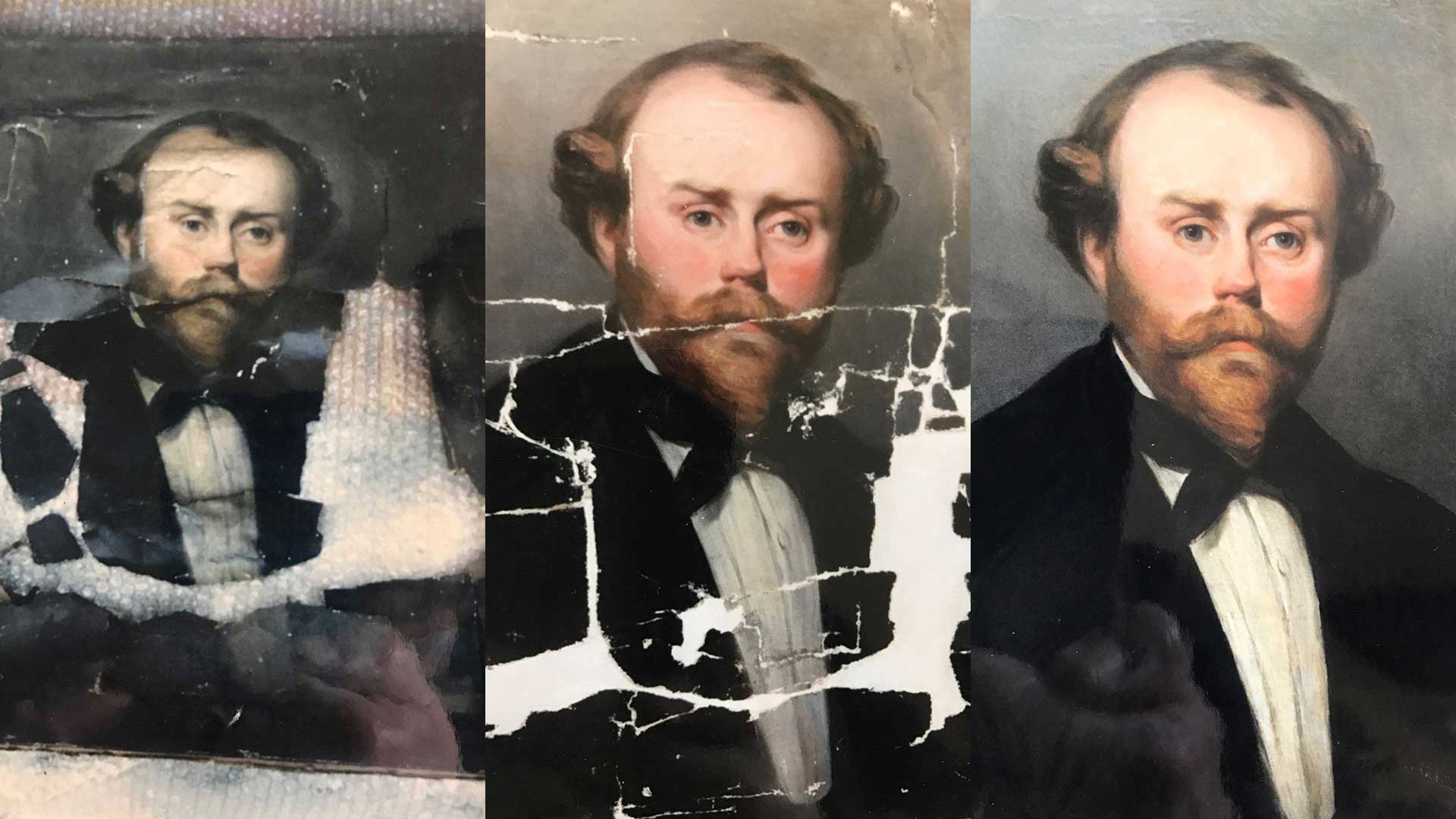 Restauration de tableau par Anne Joubert