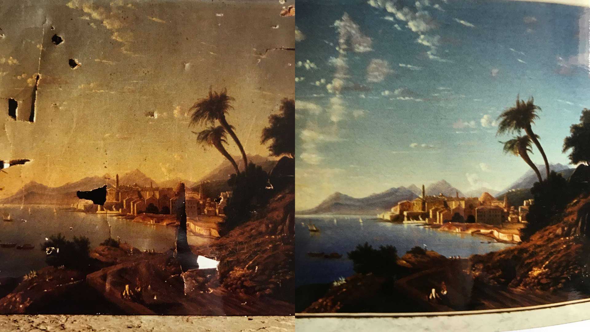 Restauration de tableau par Anne Joubert