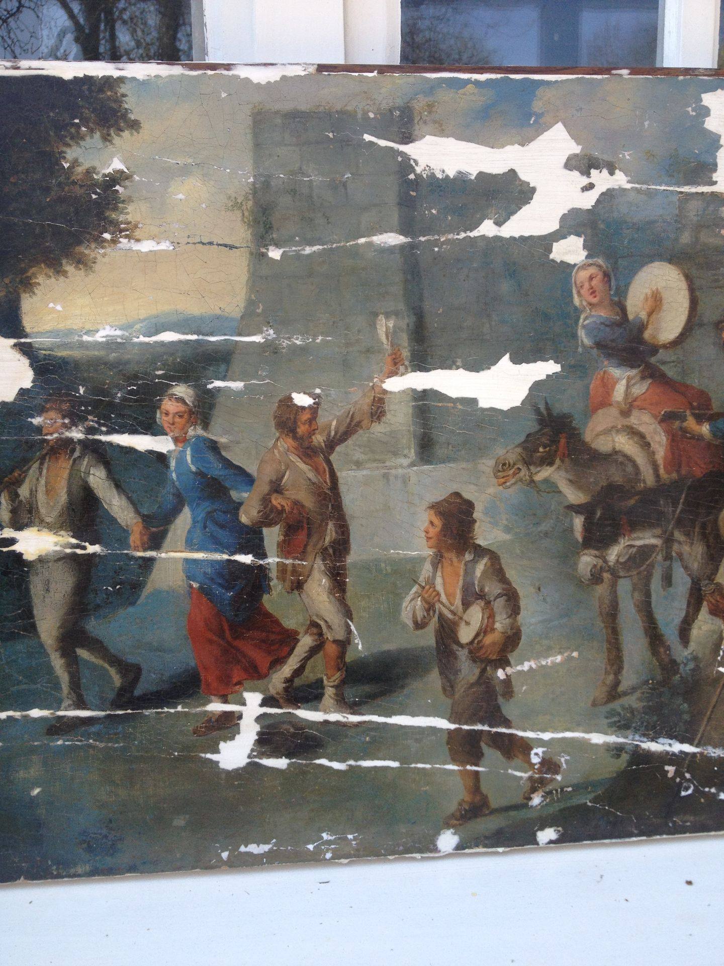 Restauration de tableau par Anne Joubert