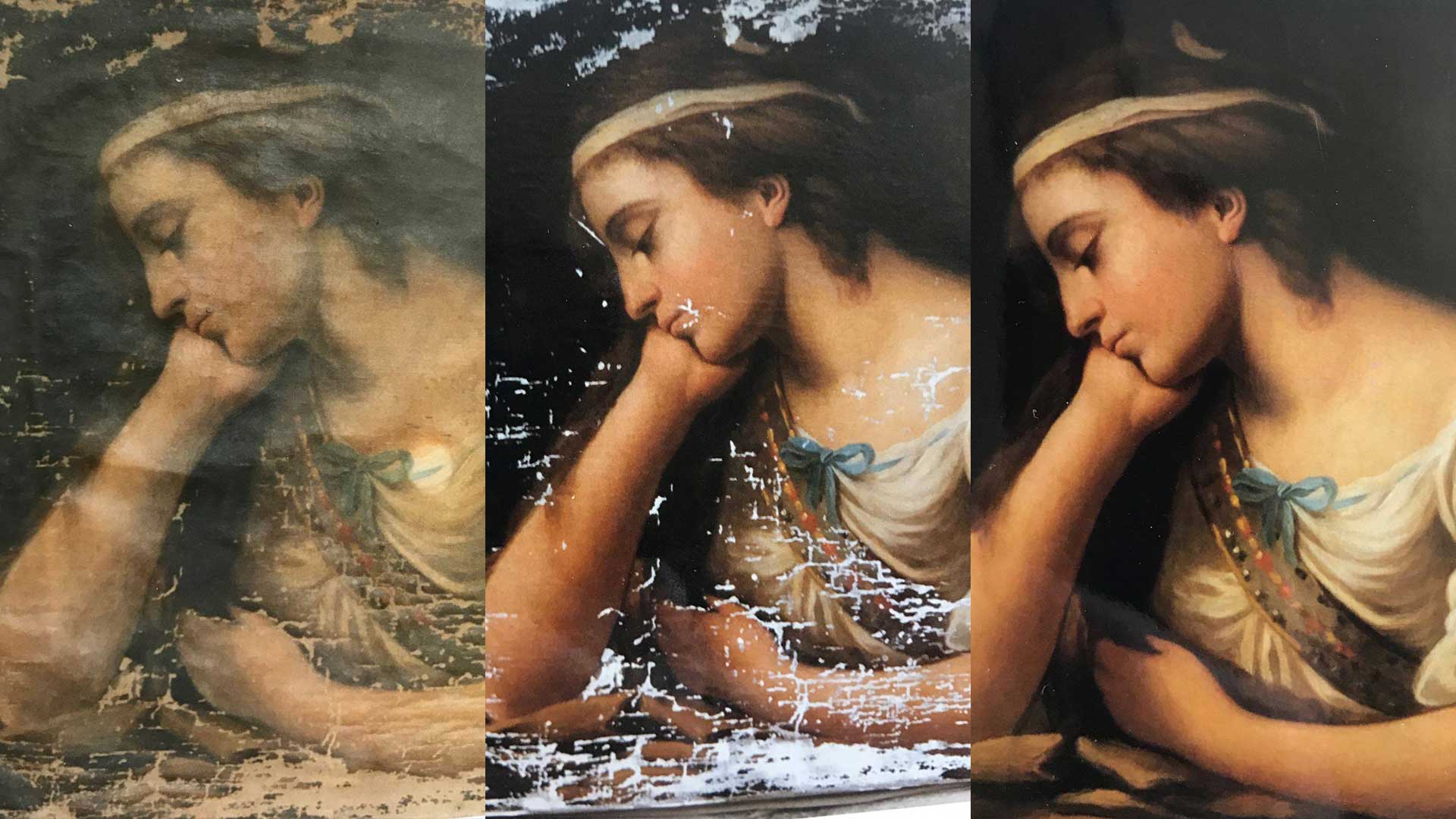 Restauration de tableau par Anne Joubert