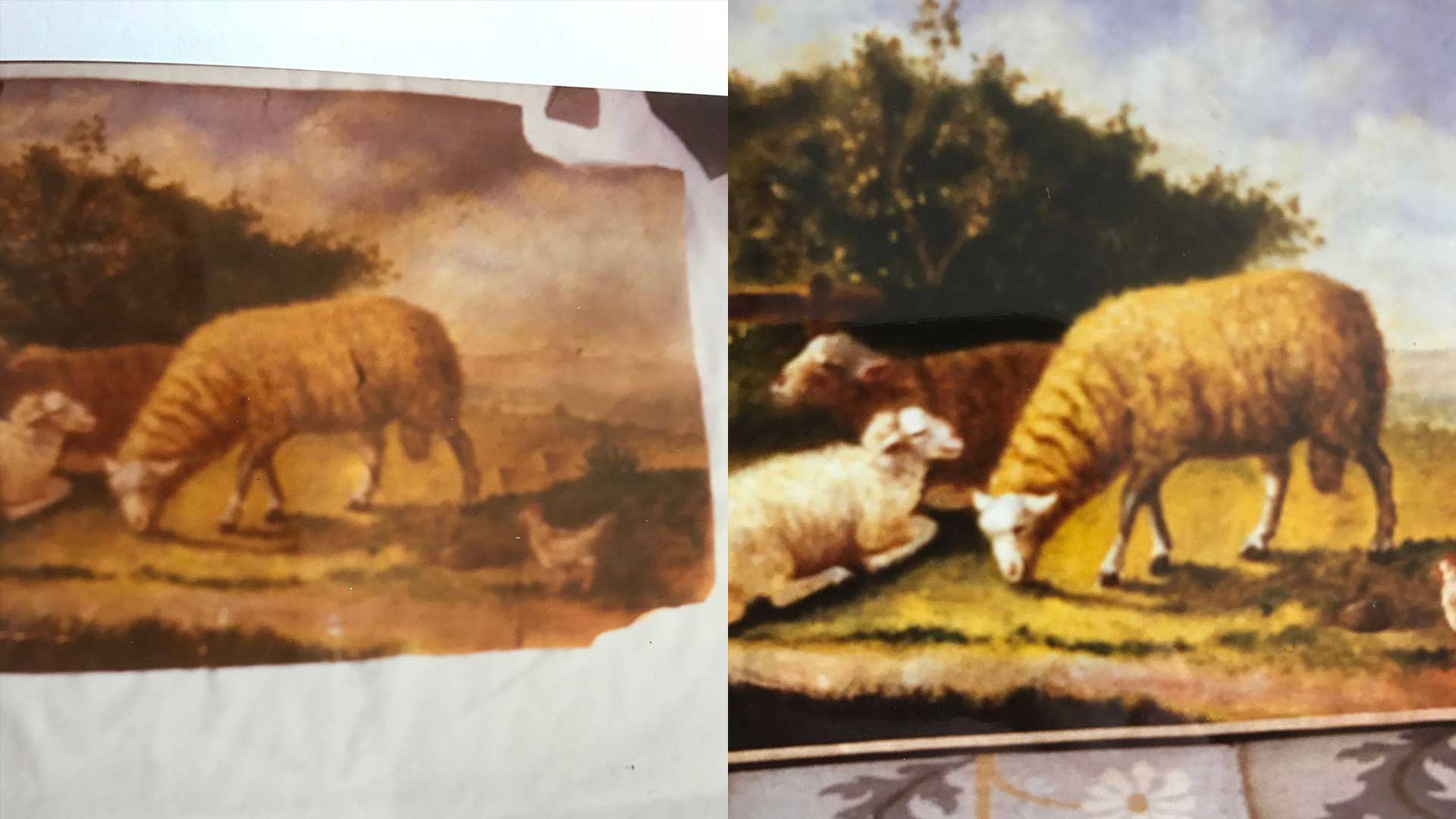 Restauration de tableau par Anne Joubert