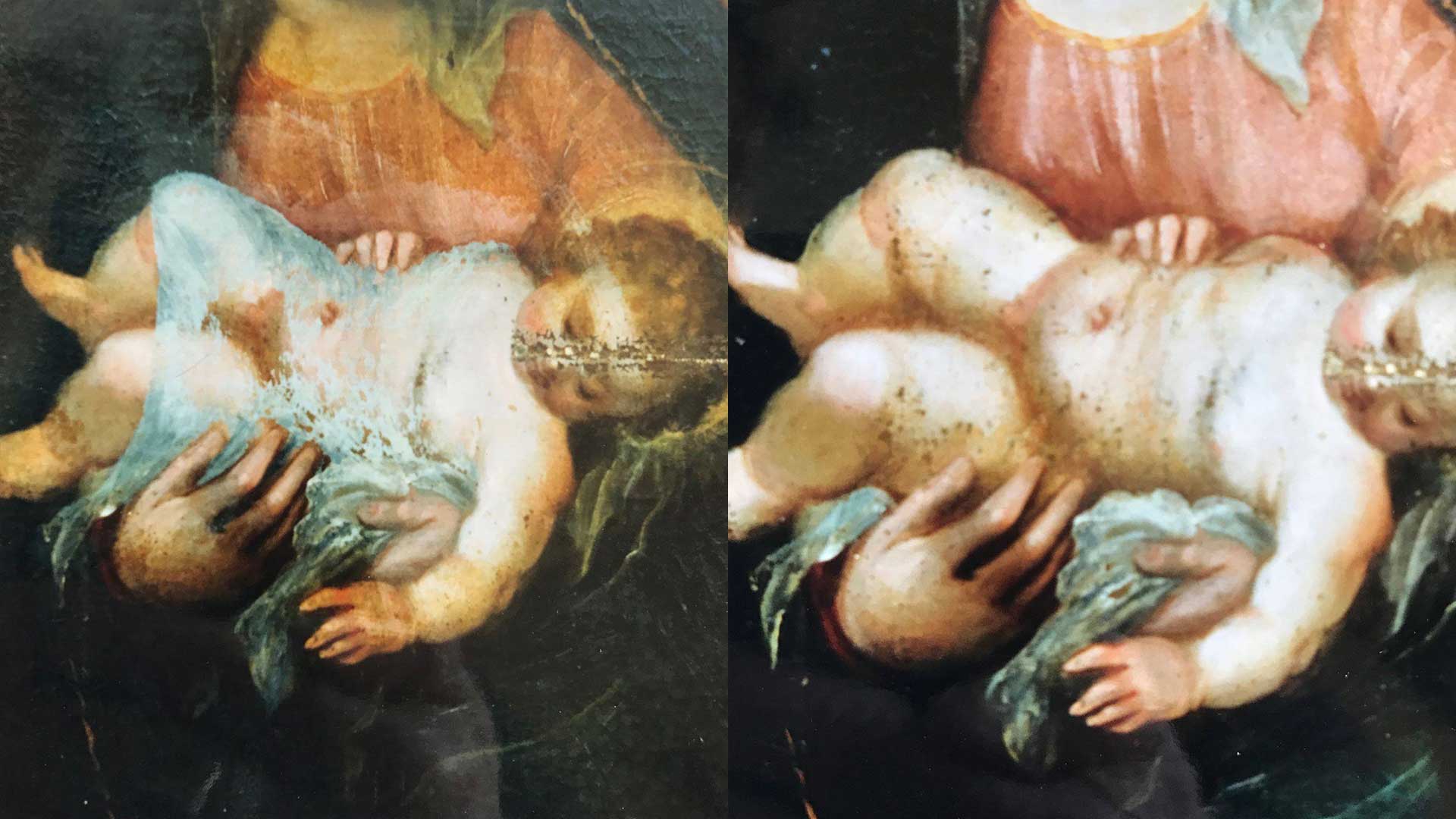 Restauration de tableau par Anne Joubert