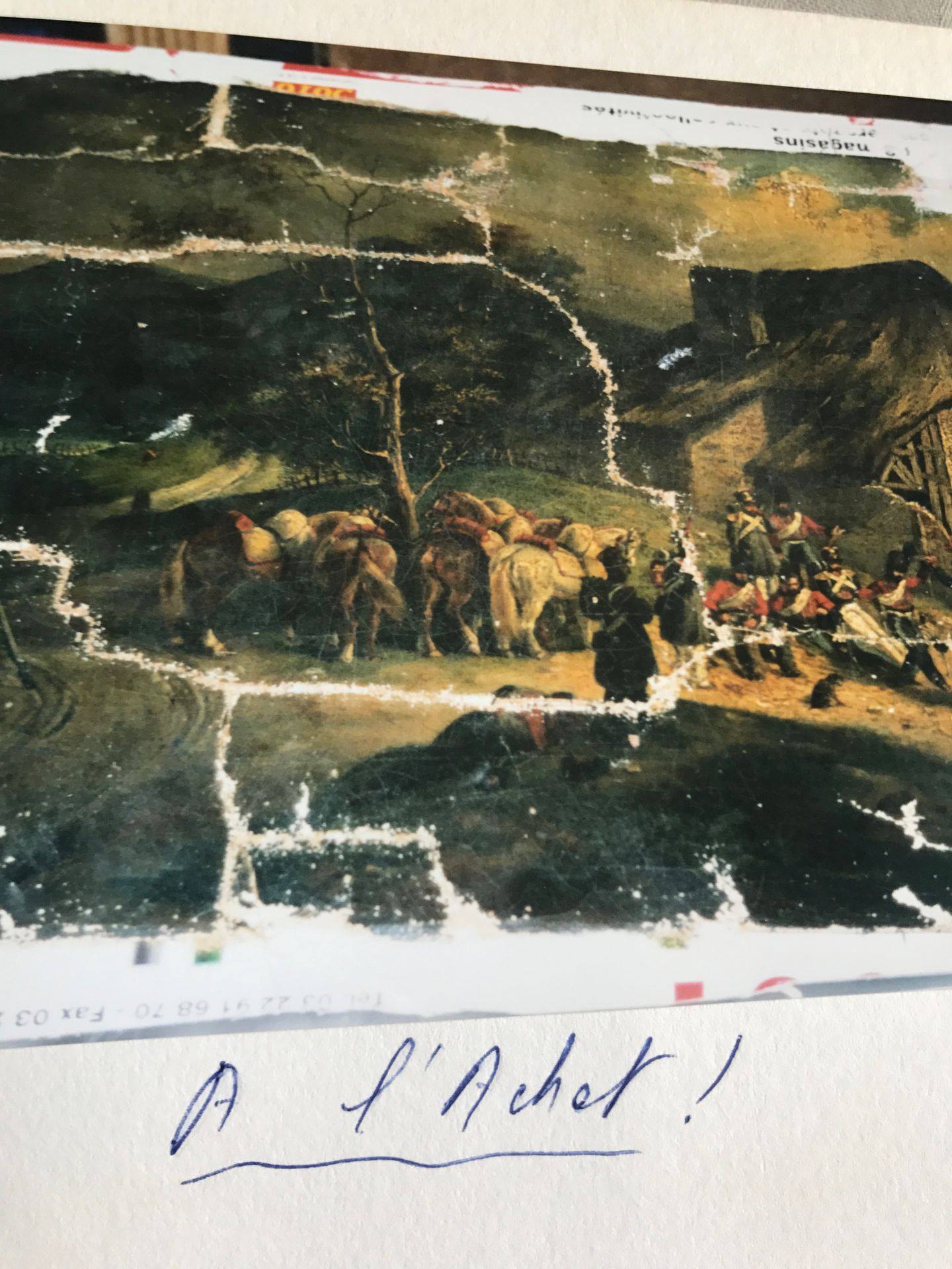 Restauration de tableau par Anne Joubert