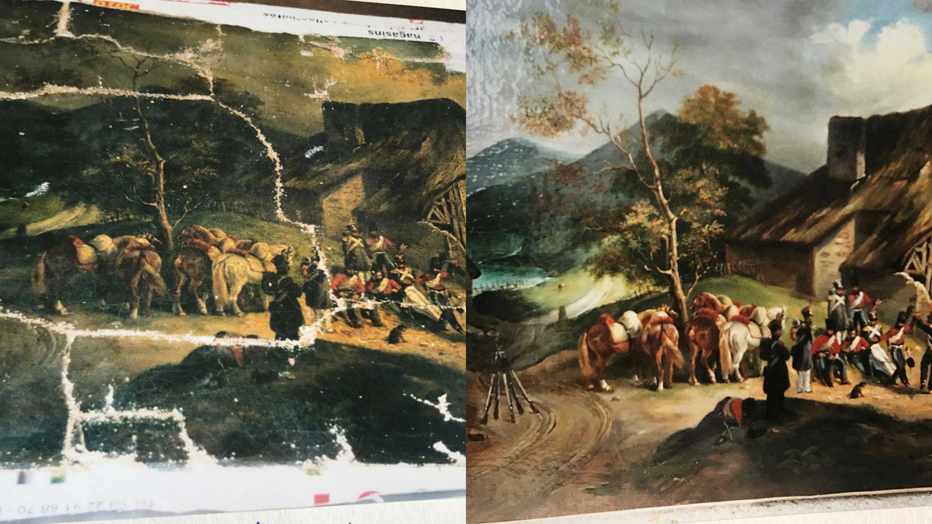 Restauration de tableau par Anne Joubert