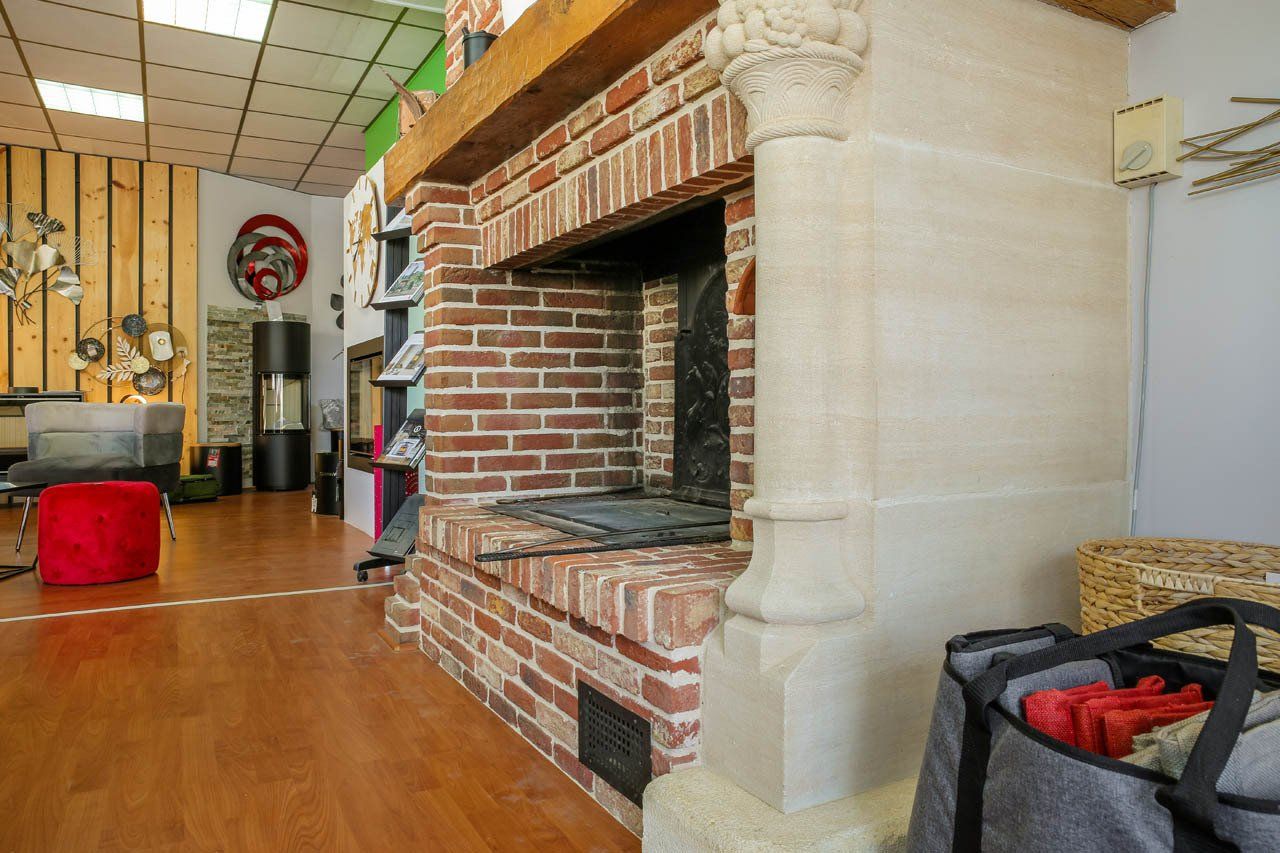 Cheminée en briques